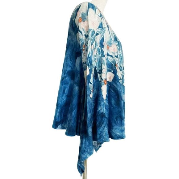 Anthropologie Meadow Rue XS  Top Blouse Linen Cotton Blend - Picture 2 of 7